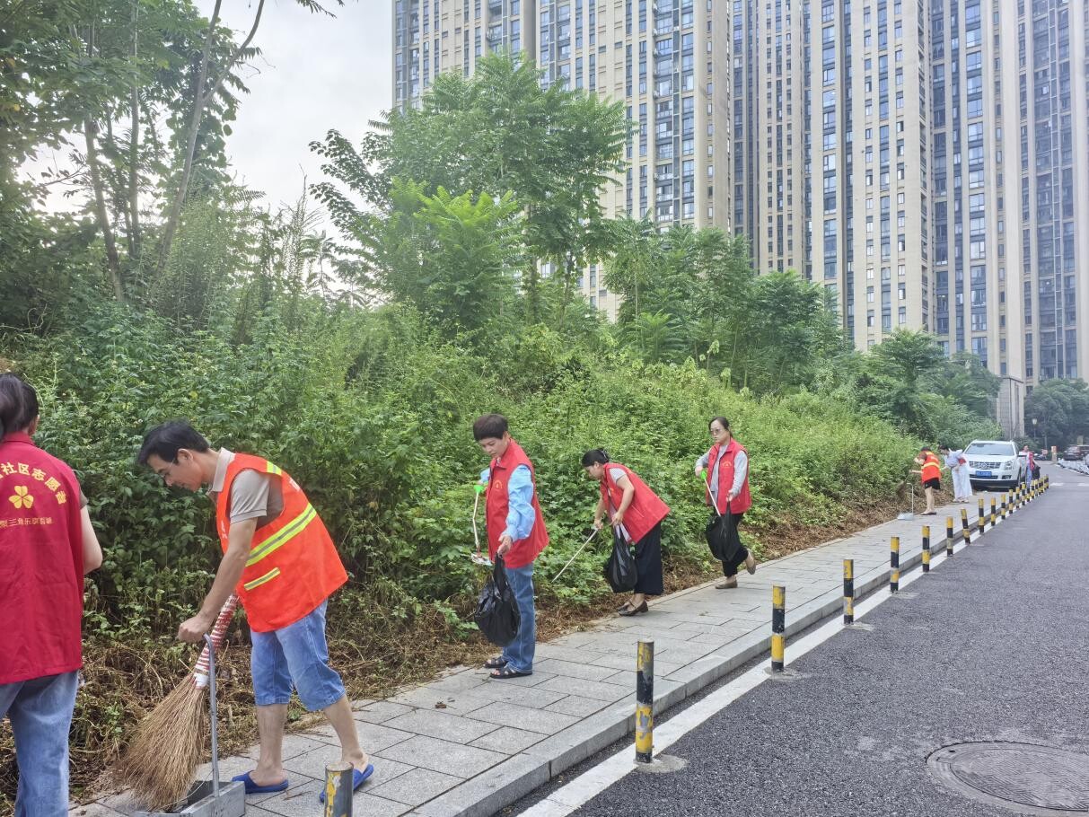 開福區(qū)湘雅路街道三角塘社區(qū)：網(wǎng)格發(fā)力煥新顏，校園周邊展新貌